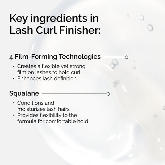 The Ordinary Lash Curl Finisher, Clear Lash Styling Gel with Squalane to Set and Define Lashes 0.3 Fl Oz