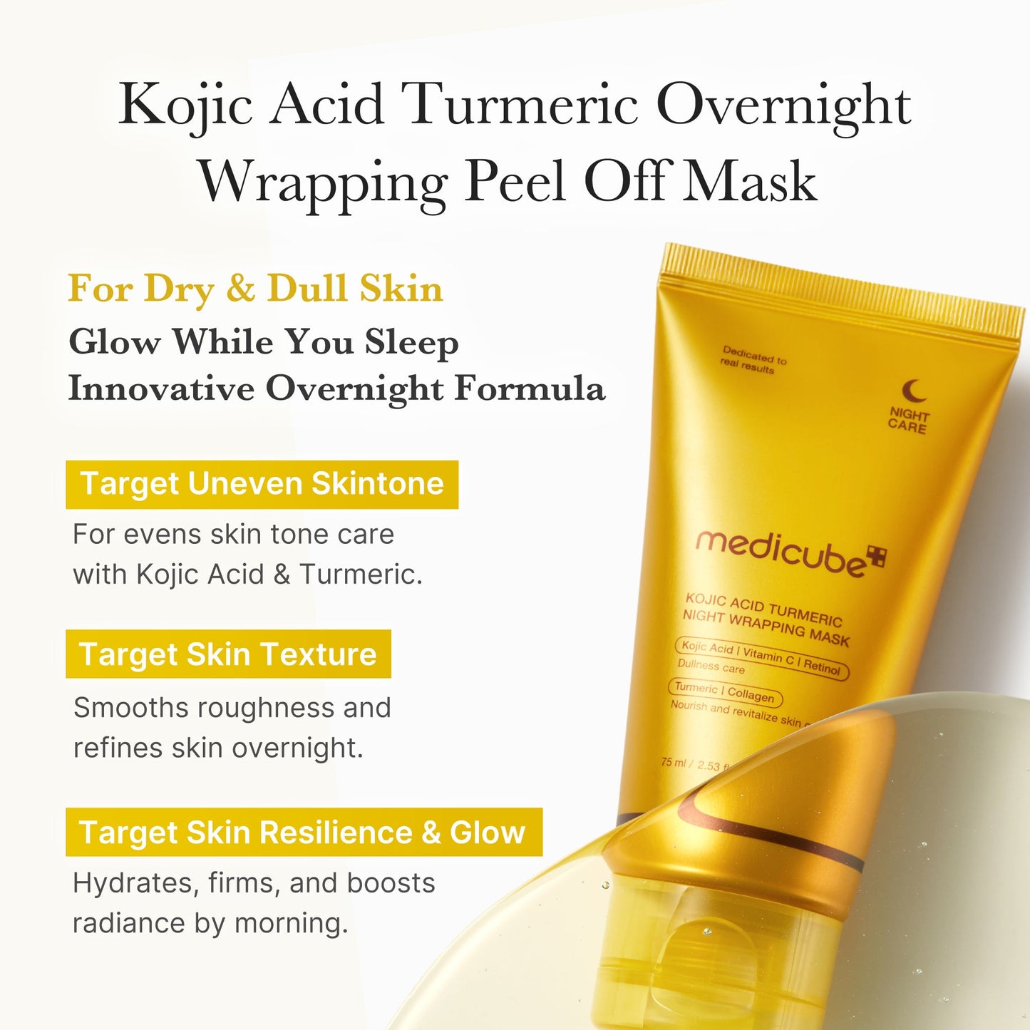 [GIFT] Kojic Acid Turmeric Overnight Wrapping Mask