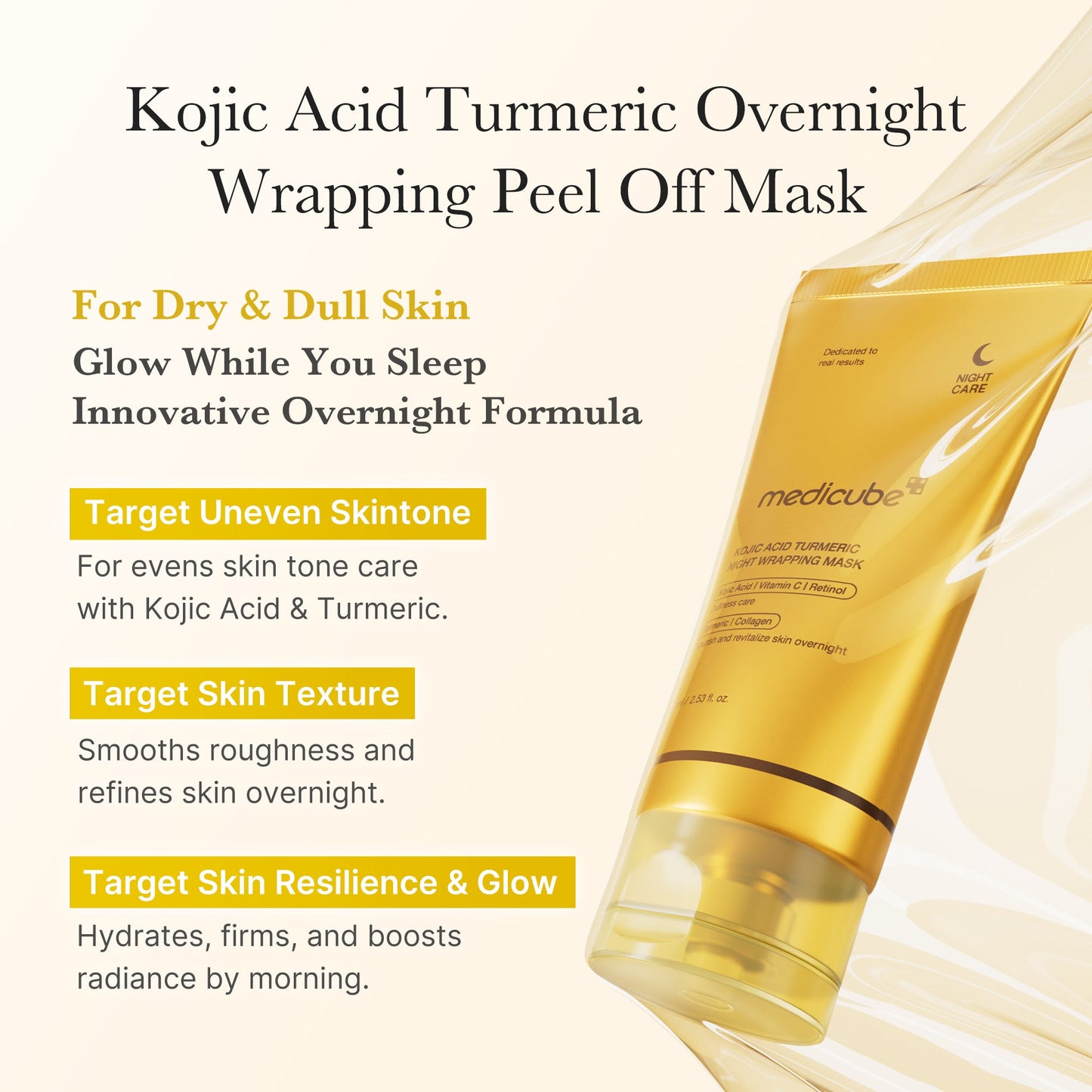 [GIFT] Kojic Acid Turmeric Overnight Wrapping Mask