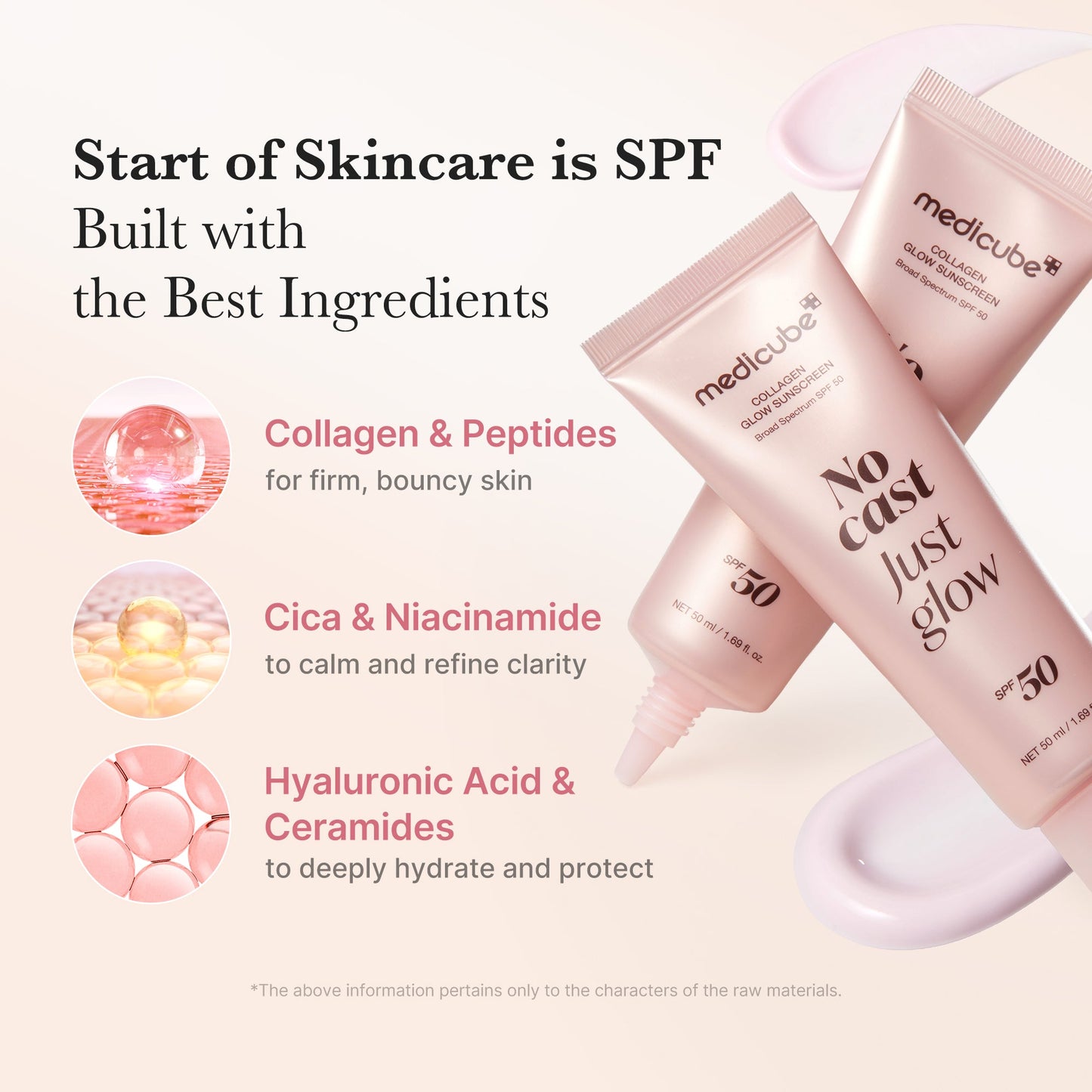 No Cast Just Glow Collagen Sunscreen