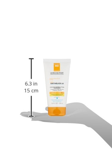 La Roche-Posay Anthelios Cooling Water Sunscreen Lotion for Face & Body, Broad Spectrum SPF + Antioxidants, Fast Absorbing Water-Like Texture, Oil Free Sunscreen, SPF 60, SPF 30
