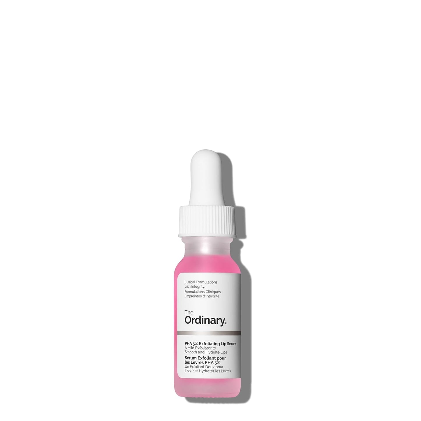 The Ordinary PHA 5% Exfoliating Lip Serum, Hydrating Overnight Lip Exfoliator Treatment, 0.5 Fl Oz