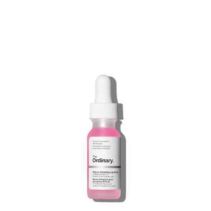 The Ordinary PHA 5% Exfoliating Lip Serum, Hydrating Overnight Lip Exfoliator Treatment, 0.5 Fl Oz