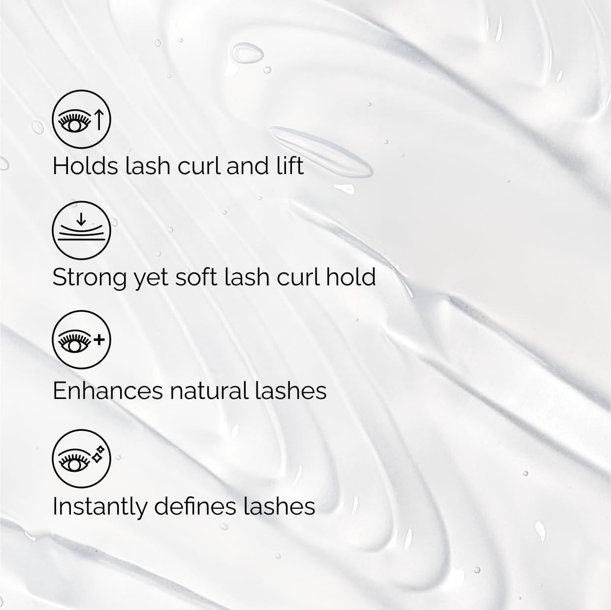 The Ordinary Lash Curl Finisher, Clear Lash Styling Gel with Squalane to Set and Define Lashes 0.3 Fl Oz