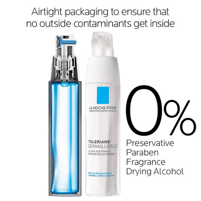 La Roche-Posay Toleriane Dermallergo Ultra Soothing Repair Face Moisturizer for Sensitive Skin, Gentle Moisturizing Face Cream for Dry Skin, Packaging May Vary, Formerly Toleriane Ultra