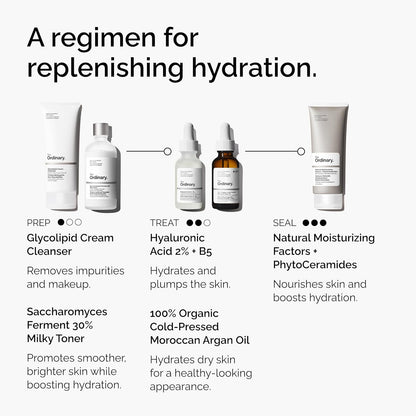 The Ordinary 100% Organic Cold-Pressed Moroccan Argan Oil, Nourishing and Hydrating Treatment for Skin & Hair, 1 Fl Oz