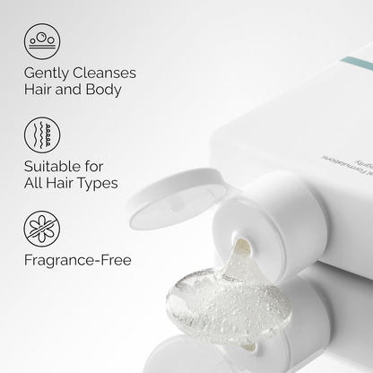 The Ordinary Sulphate 4% Cleanser for Body and Hair, Gentle Fragrance-Free Shampoo and Body Wash, 8.1 Fl Oz