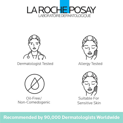 La Roche-Posay Hydraphase HA Light Face Moisturizer, Hyaluronic Acid Face Moisturizer with 72HR Hydration, Oil Free & Non-Comedogenic, 50 ML, 1.69 fl. oz.