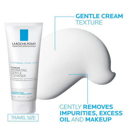 La Roche-Posay Toleriane Double Repair Face Moisturizer, Daily Moisturizer Face Cream with Ceramide & Niacinamide for All Skin Types, Immediate Comfort & Long Lasting Hydration, Fragrance Free