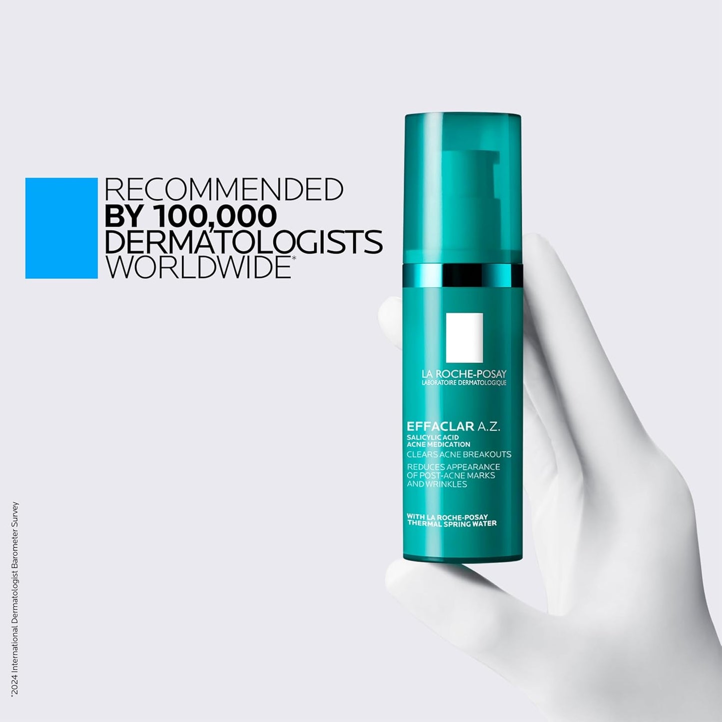 La Roche-Posay Effaclar A.Z. Gel, Azelaic Acid & Salicylic Acid for Acne Treatment, Anti-Aging & Acne Scars, Dual Action Medicated Face Gel for Breakouts & Signs of Aging, 1.35 oz