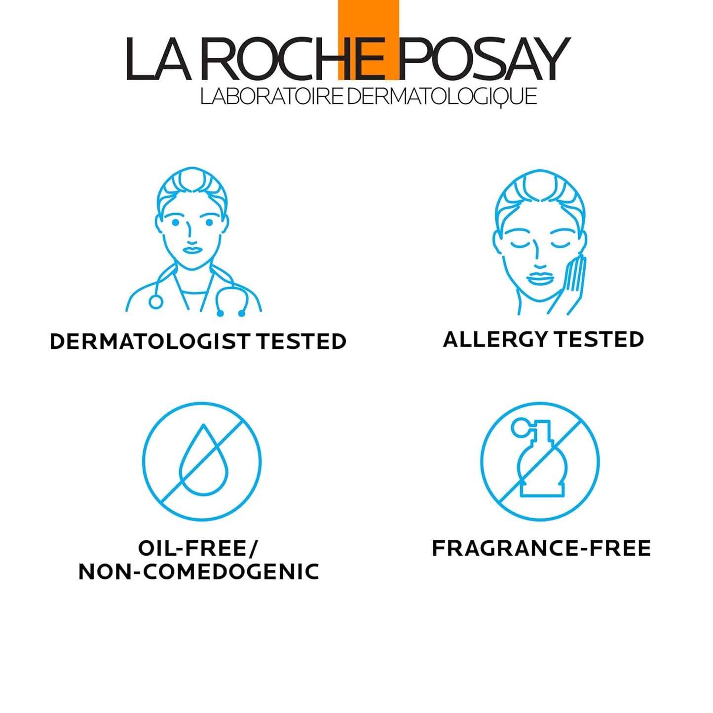La Roche-Posay Anthelios Clear Skin Sunscreen Dry Touch SPF 60, Oil Free Sunscreen For Face, Oil Absorbing, Broad Spectrum SPF + Antioxidants, Non-Greasy, Oxybenzone Free, Travel Size
