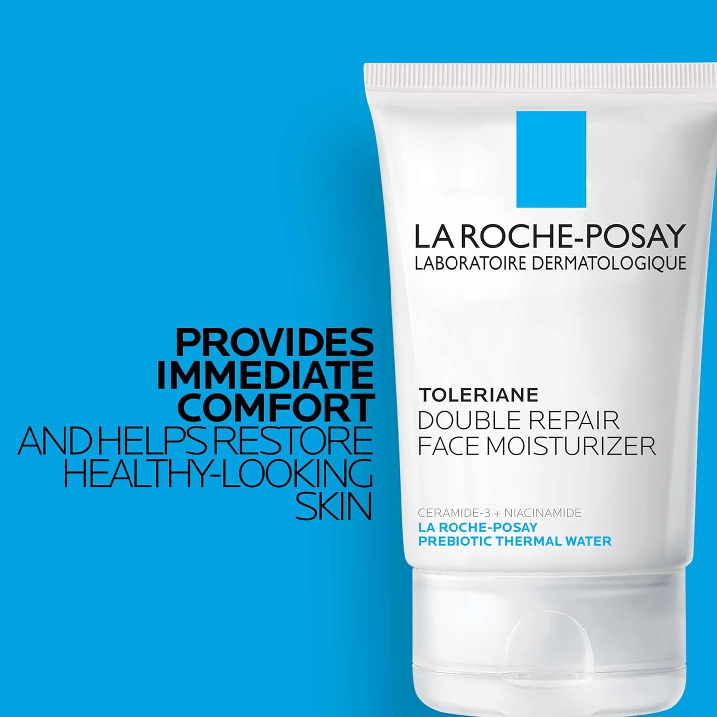 La Roche Posay Toleriane Purifying Cleanser + Toleriane Double Repaire Moisturizer + Hyalu B5 Serum