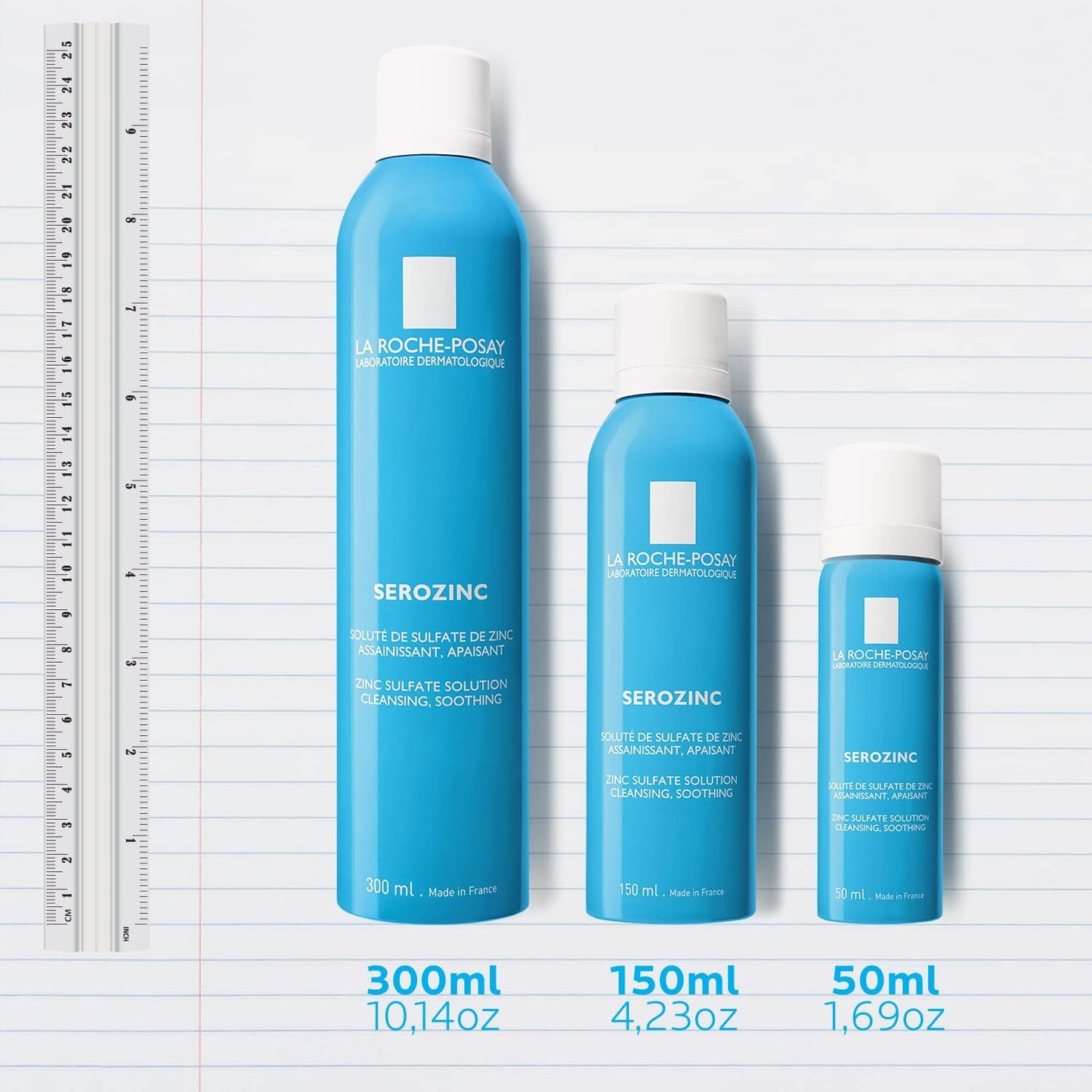 La Roche-Posay Serozinc Face Toner for Oily Skin with Zinc, Mattifying Face Spray and Acne Prone Skin Toner to Reduce Shine for Oil Control, Alcohol Free Face Mist, 5 Fl Oz (Pack of 1)