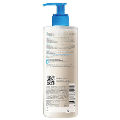 La Roche-Posay Lipikar AP+ Gentle Foaming Moisturizing Wash, Shea Butter + Niacinamide + Glycerin, Moisturizing Body Wash For Dry Skin, National Eczema Association Accepted, Dermatologist Tested