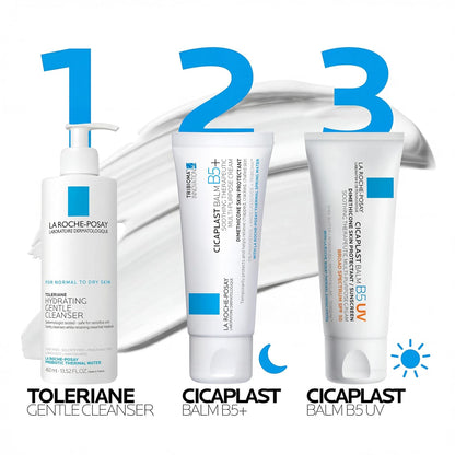 La Roche-Posay Cicaplast Balm B5 Skin Barrier Repair Cream with Centella Asiatica, Shea Butter & Panthenol | Multi-Purpose Healing Ointment for Dry, Irritated Skin | Face, Body & Hand Balm, Baby Safe
