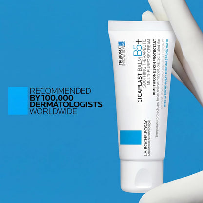 La Roche-Posay Cicaplast Balm B5 Skin Barrier Repair Cream with Centella Asiatica, Shea Butter & Panthenol | Multi-Purpose Healing Ointment for Dry, Irritated Skin | Face, Body & Hand Balm, Baby Safe