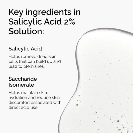 The Ordinary Salicylic Acid 2% Solution, Acne-Fighting Serum for Blemish-Prone Skin