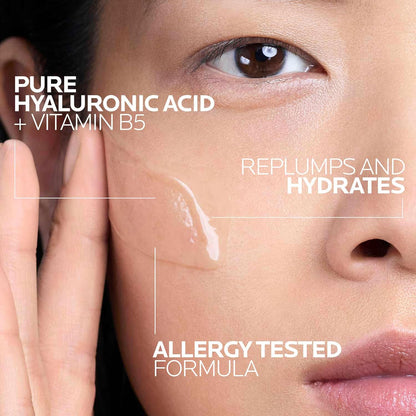 Bundle of La Roche-Posay Hyalu B5 Pure Hyaluronic Acid Serum for Face, Hydrating Serum, Plumps Skin + Anthelios UV Hydra Sunscreen SPF 50, Daily Hydrating Broad Spectrum Invisible SPF Protection