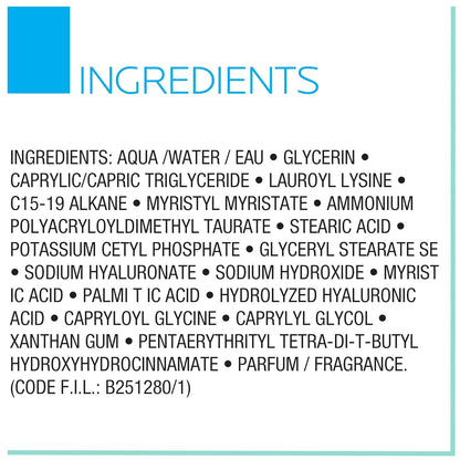 La Roche-Posay Hydraphase HA Light Face Moisturizer, Hyaluronic Acid Face Moisturizer with 72HR Hydration, Oil Free & Non-Comedogenic, 50 ML, 1.69 fl. oz.