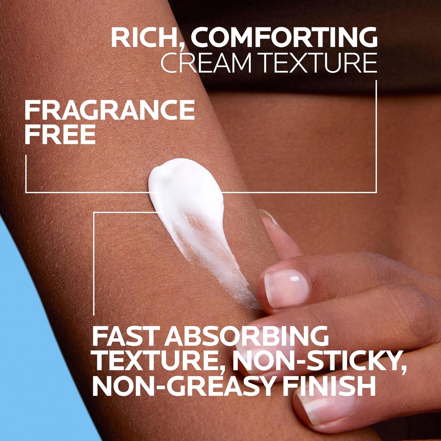 La Roche-Posay Lipikar AP+MAX Triple Repair Moisturizing Body Cream | Face & Body Lotion for Dry Skin with Shea Butter & Niacinamide | Gentle Moisturizer for Very Dry, Rough & Sensitive Skin