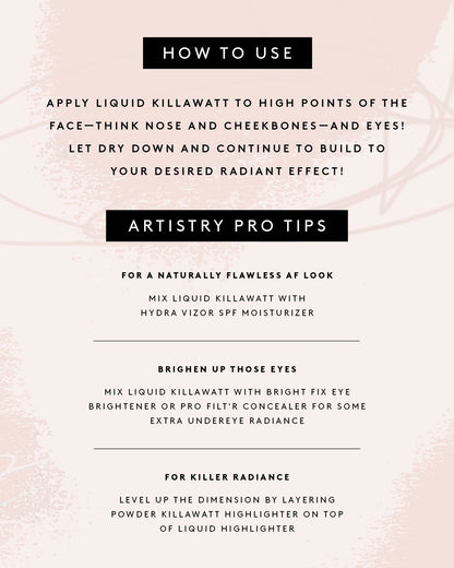 Liquid Killawatt Fluid Freestyle Highlighter — Honey Hawtie