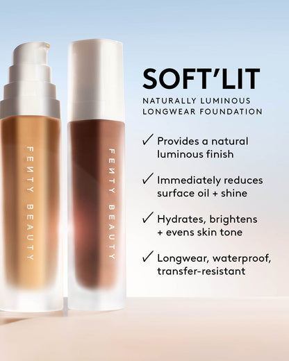 Soft'lit Naturally Luminous Longwear Foundation — 185