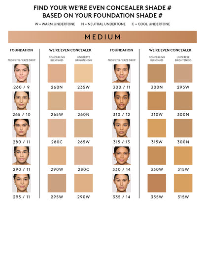 We're Even Hydrating Longwear Concealer — 280C