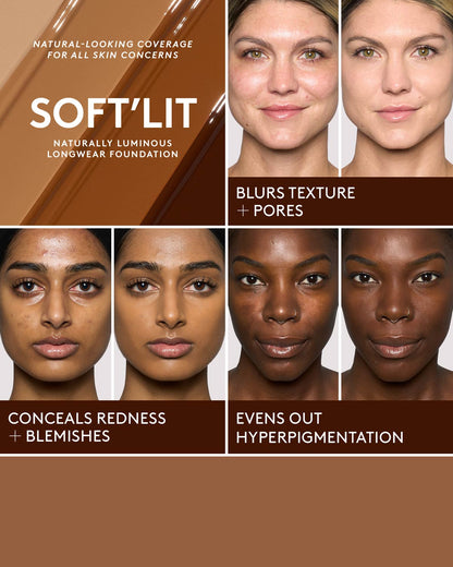 Soft'lit Naturally Luminous Longwear Foundation — 450