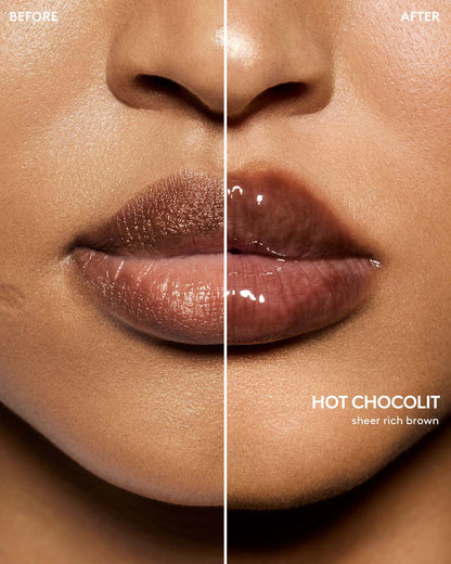 Gloss Bomb Heat Universal Lip Luminizer + Plumper — Hot Chocolit Heat