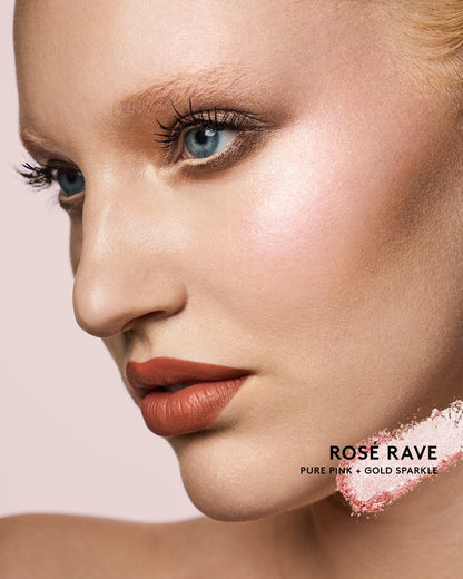 Diamond Bomb All-Over Diamond Veil — Rosé Rave