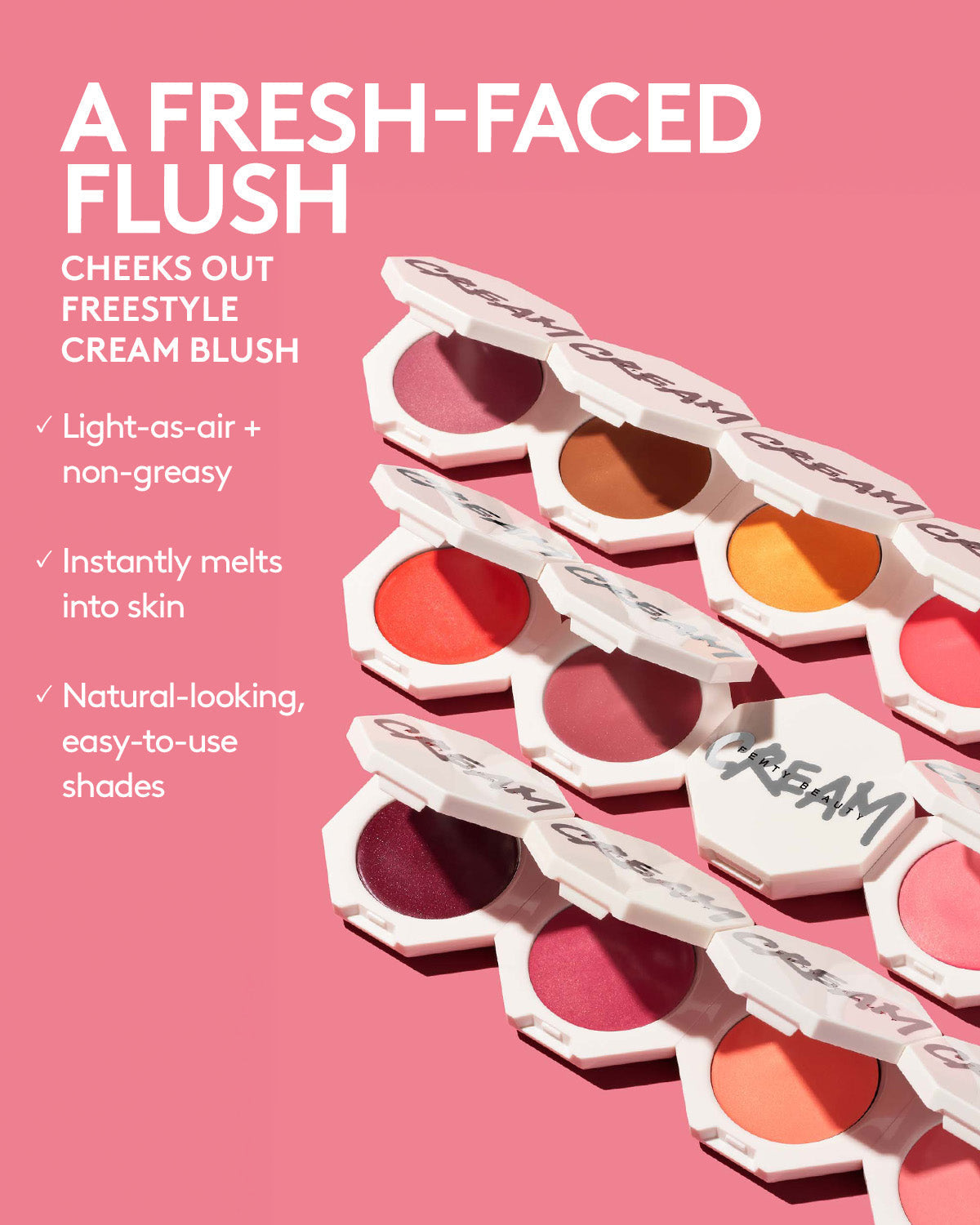 Cheeks Out Freestyle Cream Blush — Strawberry Drip