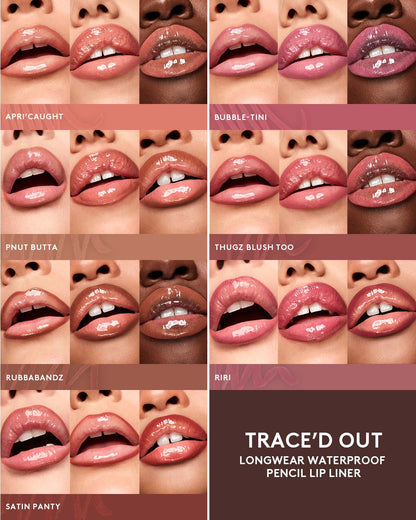 Trace'd Out Longwear Waterproof Pencil Lip Liner — Rubbabandz