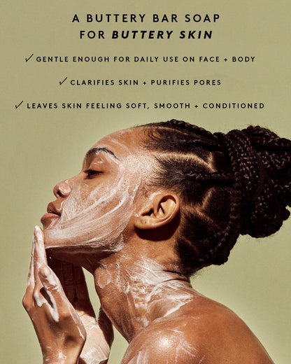 Cocoa Cleans'r Soothing All-Over Cleansing Bar with Coconut Oil + Shea Butter