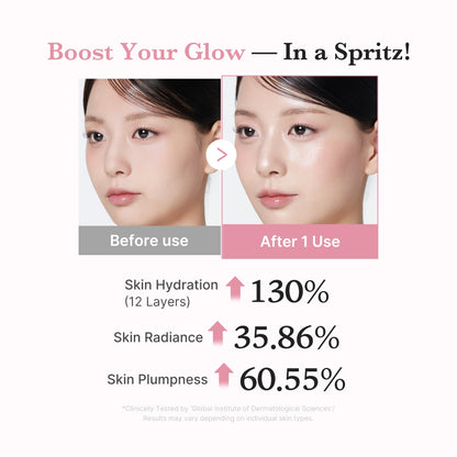 PDRN Pink Collagen Glow Jelly Mist Serum